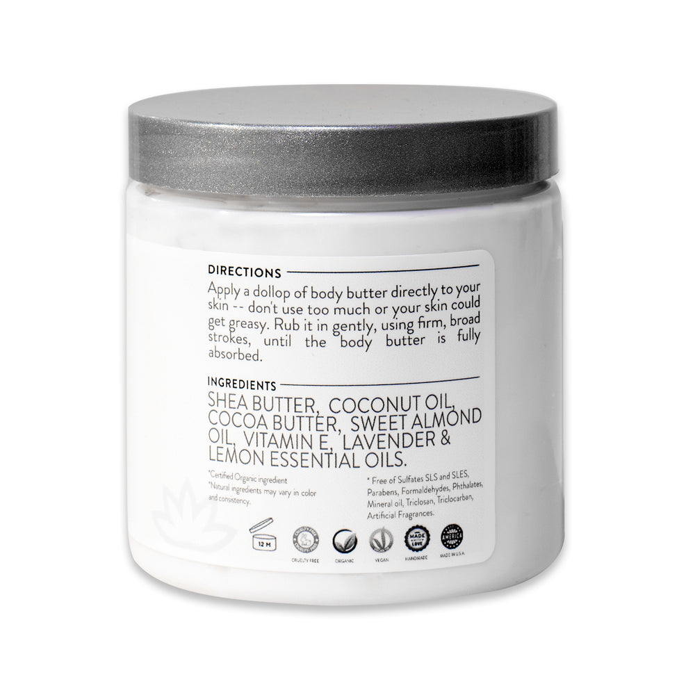 Organic Whipped Body Butter - 4 Oz.
