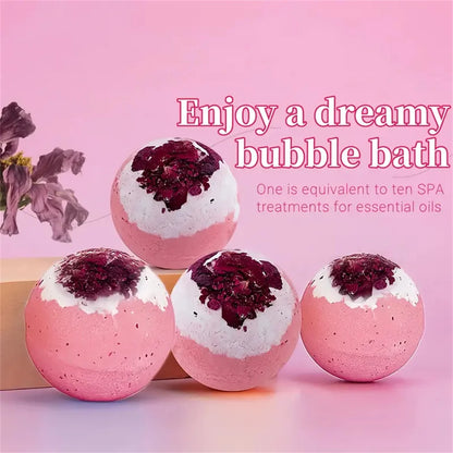 Bath Bomb Set Moisturizing Peeling Skin Care Bath Ball With Essential