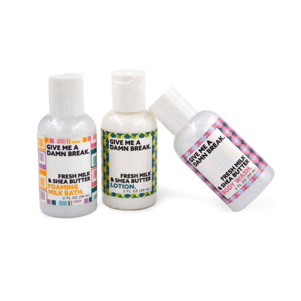 Give Me A Damn Break Bath Set | 3 Funny Body Care Items In Gift Bag |