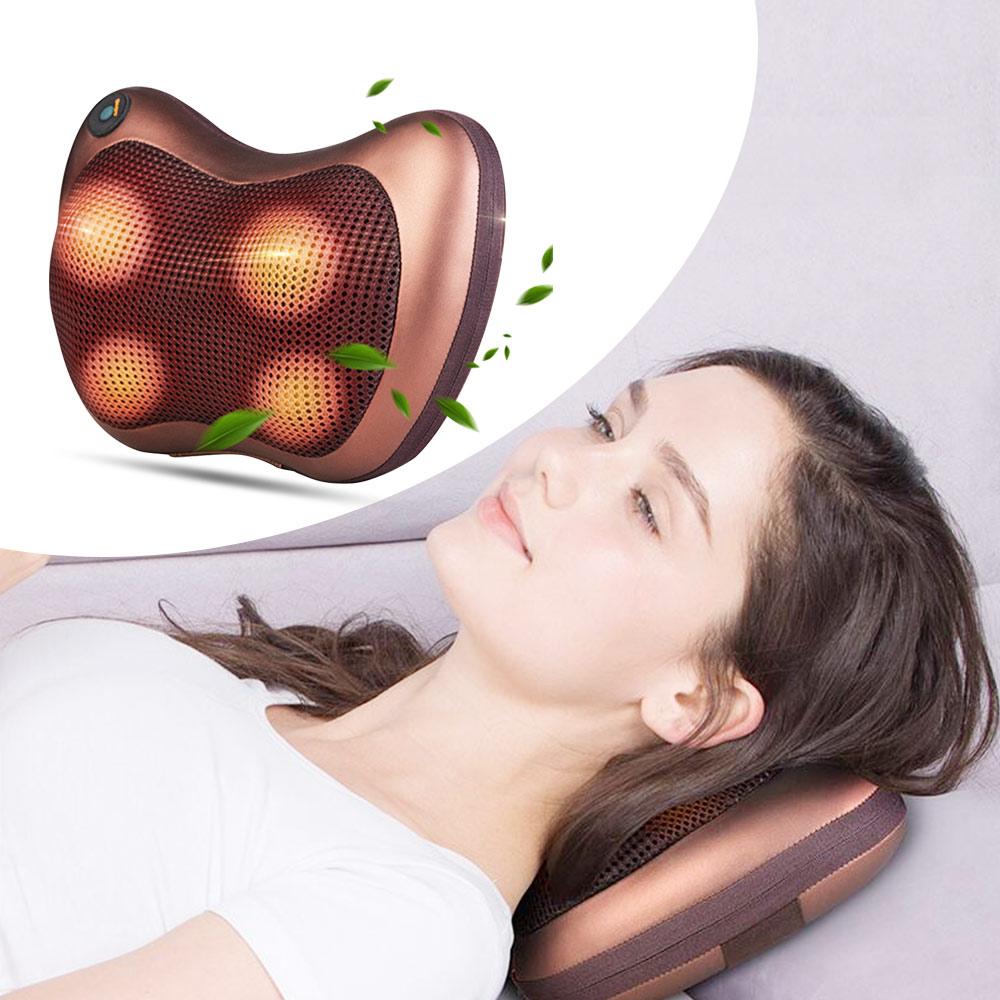 Portable 4 Heads Massage Pillow