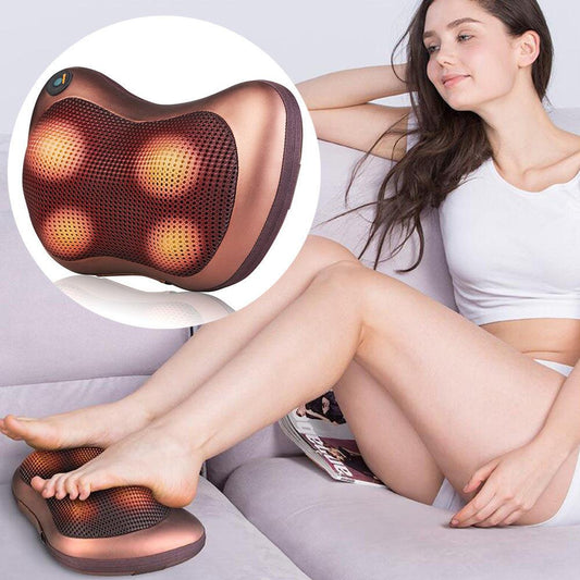Portable 4 Heads Massage Pillow