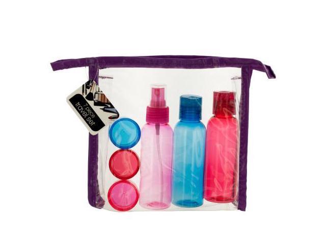 Travel Container Set in Zipper Case-Fourelle Boutique