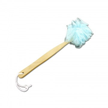 Exfoliating Body Scrubber with Wooden Handle-Fourelle Boutique