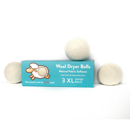 Wool Dryer Balls (3 Pack XL)-Fourelle Boutique